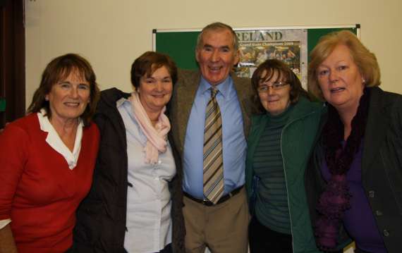 Weeshie with Maureen Guerin, Norma O'Reilly, Sr. Celine O'Callaghan and Nancy Keane