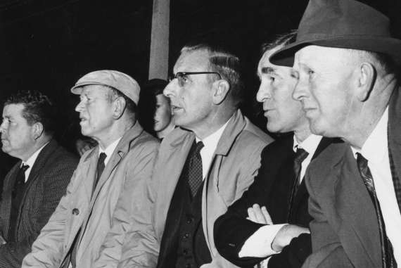 Kerry Selectors at a trial game in 1965