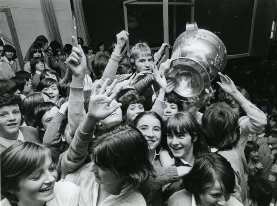 Jimmy Deenihan with the Sam Maguire in 1981