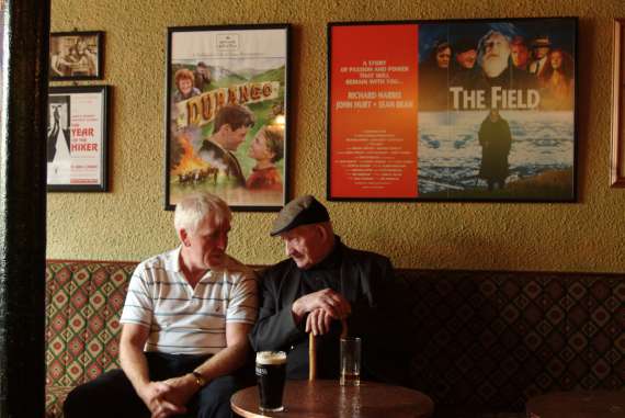 Jimmy Deenihan in John B Keane's pub in Listowel