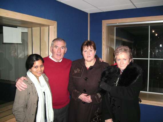 Shoba, Weeshie and Maureen Forrest - Founder and Director of the Hope Foundation