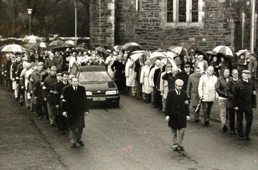 Guard of Honour for East Kerry legend Jackie Lyne in 1994