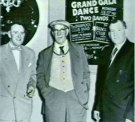Mick Casey with his famous sons