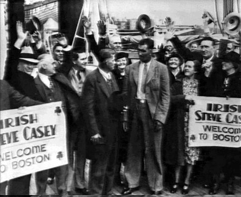 Steve Casey is welcomed to Boston