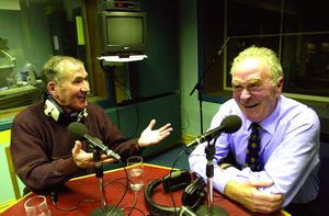 Weeshie Fogarty interviewing Harry Gregg