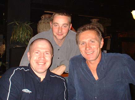 Michael Carruth, Brian Namock (Terrace Talk Producer) and Eamonn Coghlan